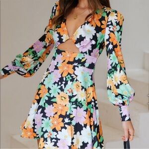 Hello Molly longsleeve floral dress